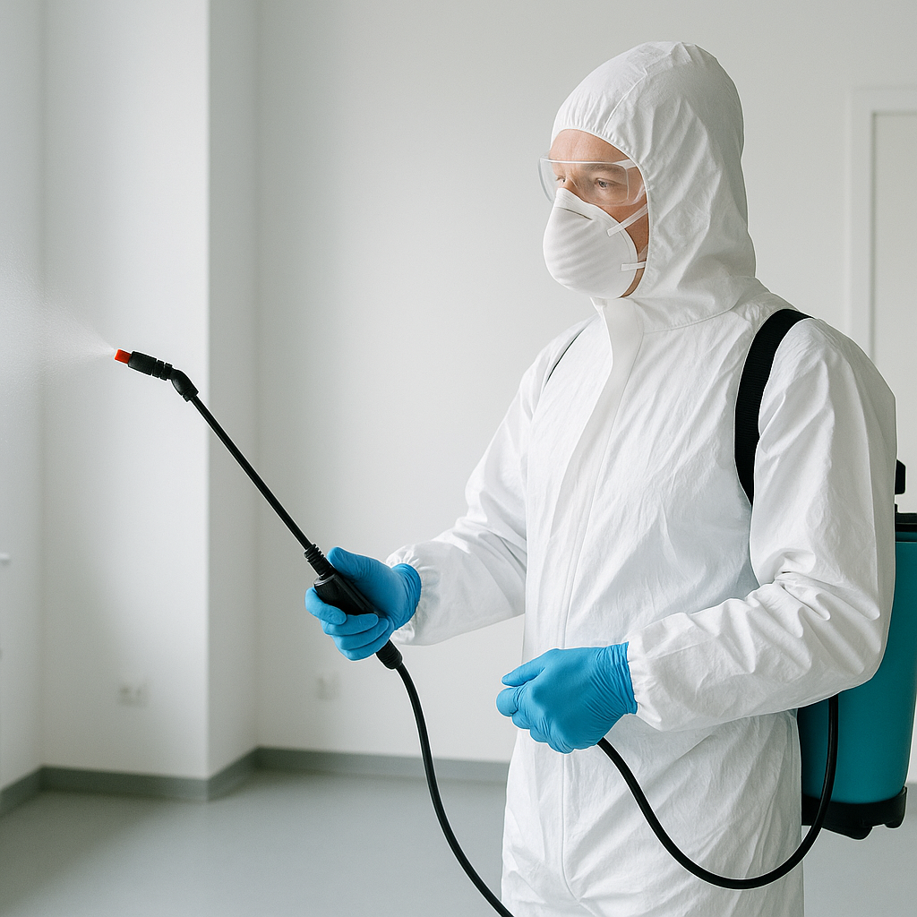 Désinfection des surfaces contaminées